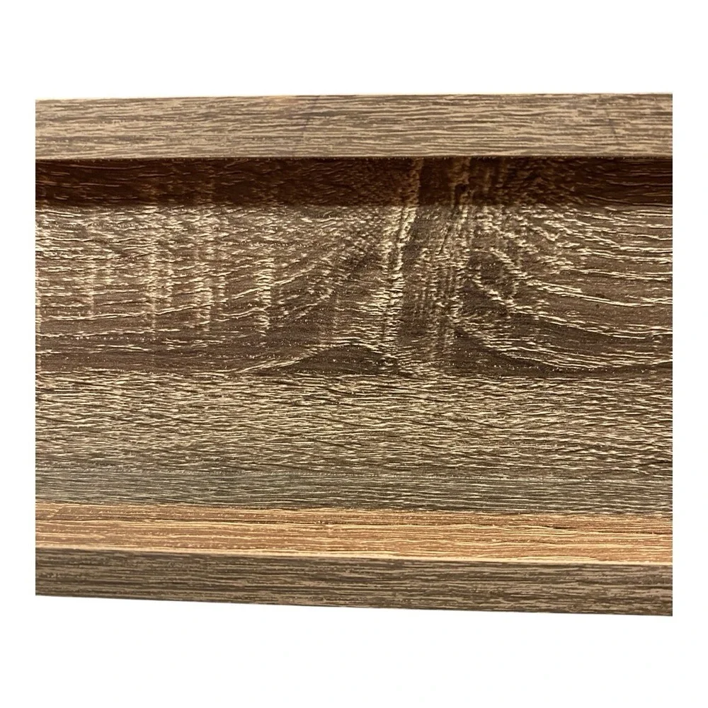 Mainstays 2 Pc Wall Ledge Shelf Set Rustic Finish 15